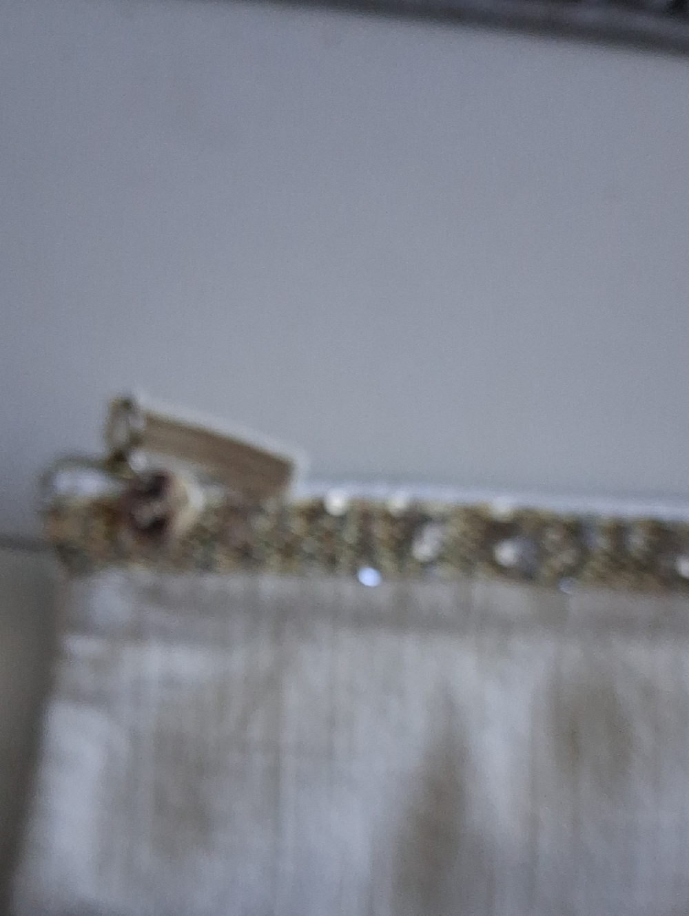 Dior Ivory Evening Clutch with Gold Accent